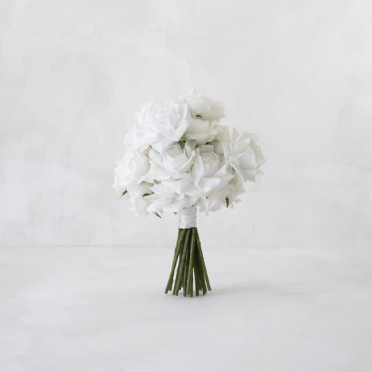 Classic White Real Touch Bouquet