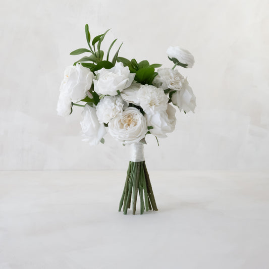 Garden White Real Touch Bouquet