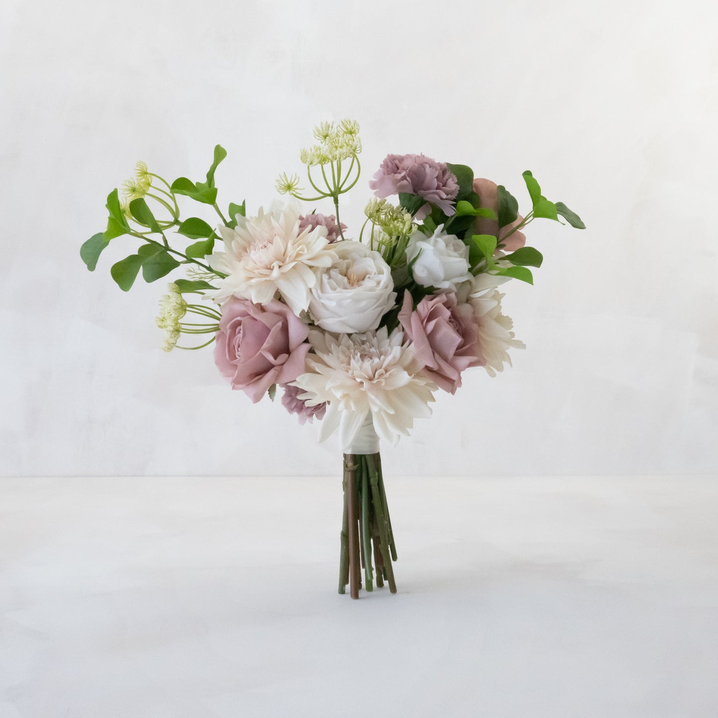 Garden Mauve Real Touch Bouquet